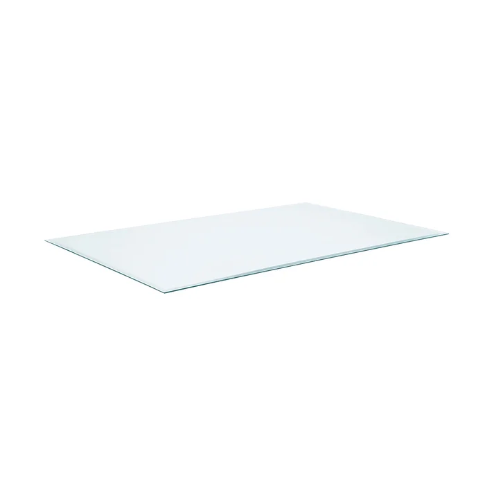 60×36-inch 6mm Rectangular Clear Tempered Glass Top