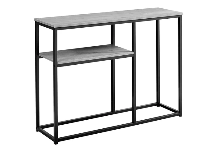 Accent Console Table For Entryway, Contemporary & Convenient Design – Gray