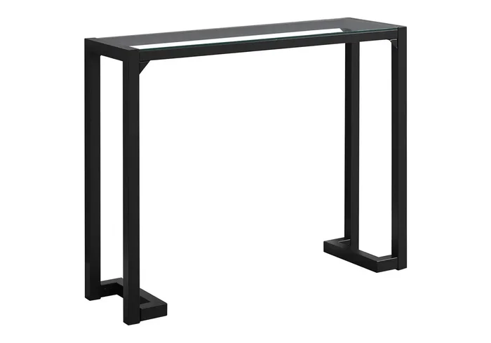 Accent Console Table For Entryway Contemporary – Black