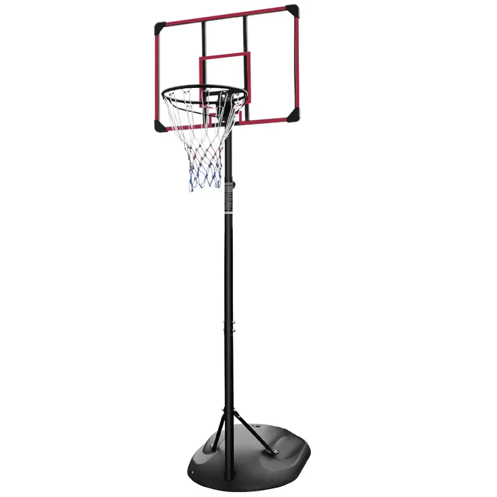 Adjustable Portable Basketball Hoop, 7.5ft – 9.2ft with 32″ Backboard