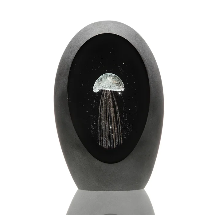 AG Gold Jellyfish with Black By SPI HOME – 5.5in Height