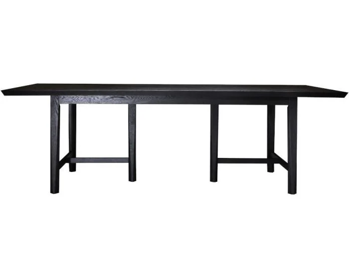 Alder & Tweed Furniture Dallas 96″ Dining Table in Onyx Oak (CL1A) – CLEARANCE SALE