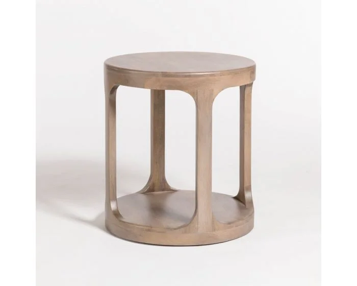 Alder & Tweed Furniture Mason End Table in Misted Ash