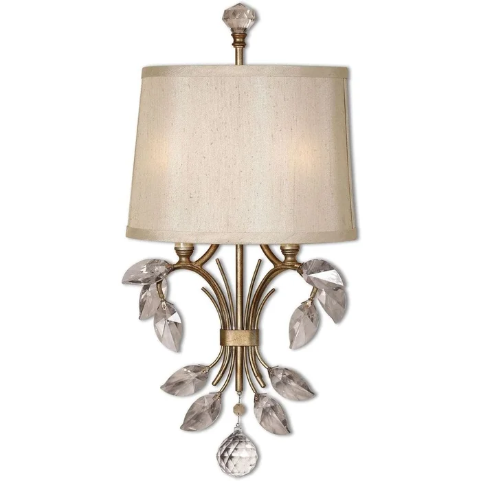 Alenya 2 Light Gold Wall Sconce