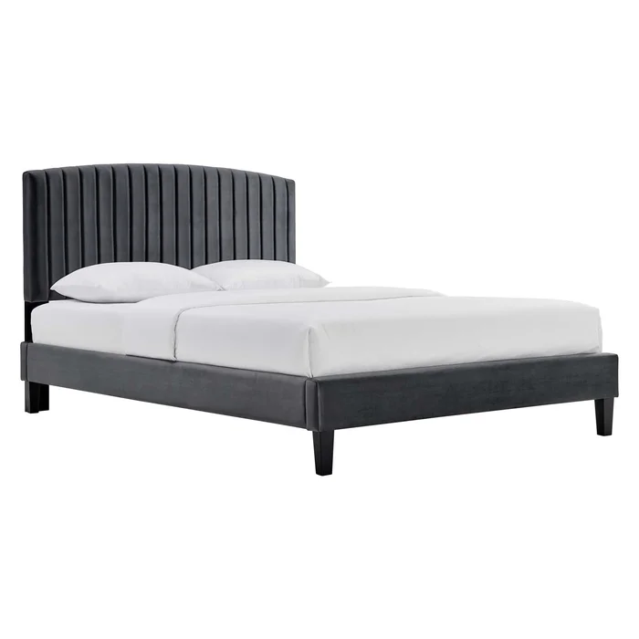Alessi Performance Velvet King Platform Bed By Modway – MOD-7045