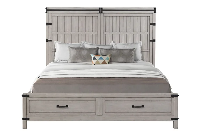 Alexandria – Storage Wood Bed
