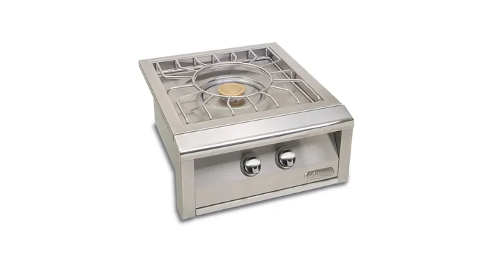 Alfresco 65000 BTU 24 Inch Wide Built-In Natural Gas Power Burner from the Versa Series