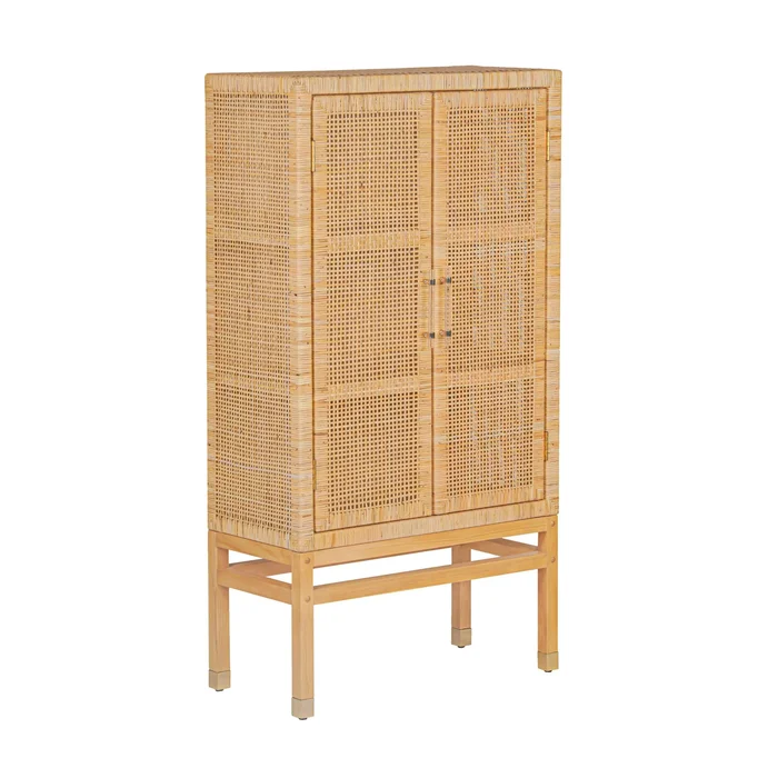 Amara – Woven Rattan Cabinet