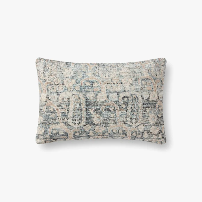Amber Lewis x Loloi Pillows PAL0013 Ocean / Clay