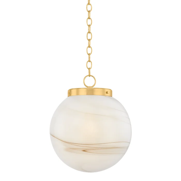 Ambra Pendant-Aged Brass