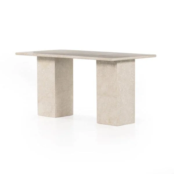 Anden Desk – Cream Marble