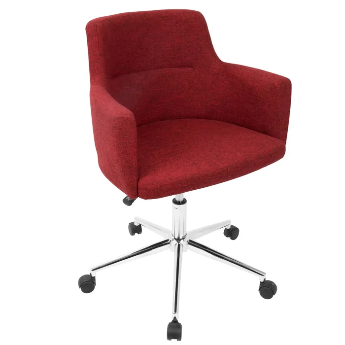 Andrew – Contemporary Adjustable Office Chair – Red