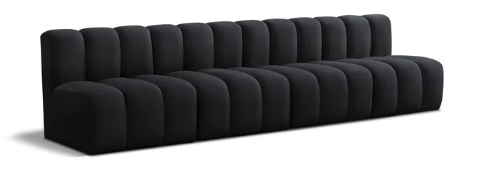 Arc – Velvet 4 Seats Modular Sofa