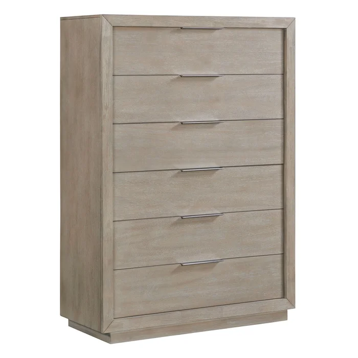 Arcadia 6-Drawer Chest in Grey