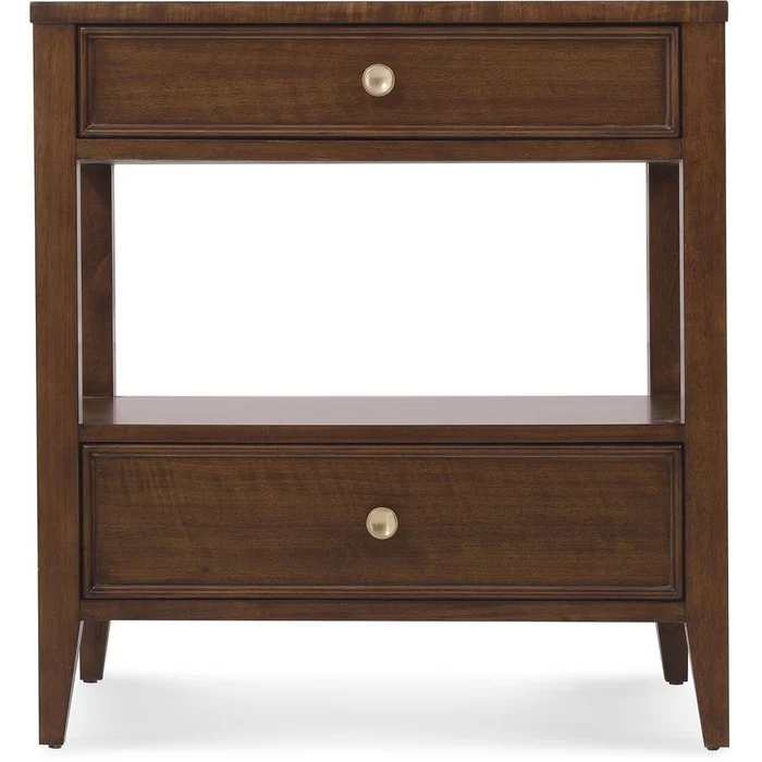Archives Two-Drawer Nightstand