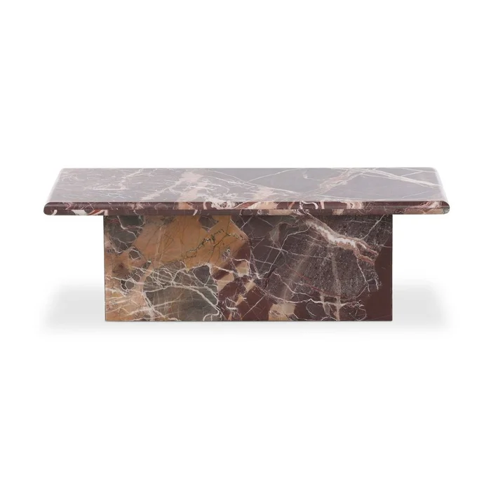 Arum Coffee Table – Merlot Marble