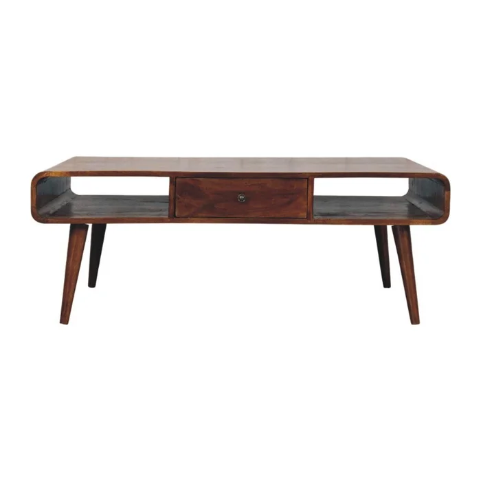Avora – 2 Drawer Coffee Table – Brown