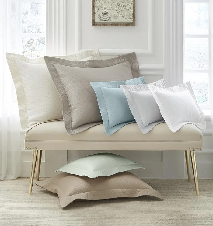 Bari Diamond Pique Egyptian Cotton Coverlet