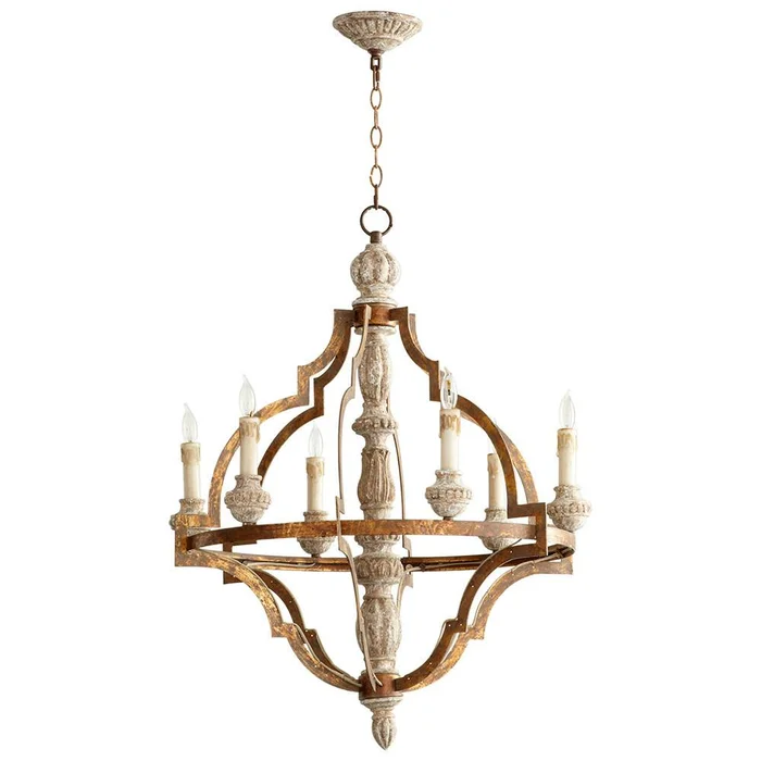 Bastille Six Light Chandelier
