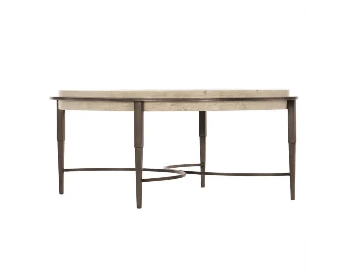Bernhardt Barclay Metal Round Cocktail Table