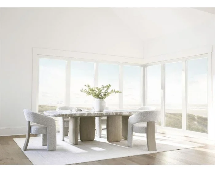 Bernhardt Furniture Arcadia Dining Set – Faux Stone