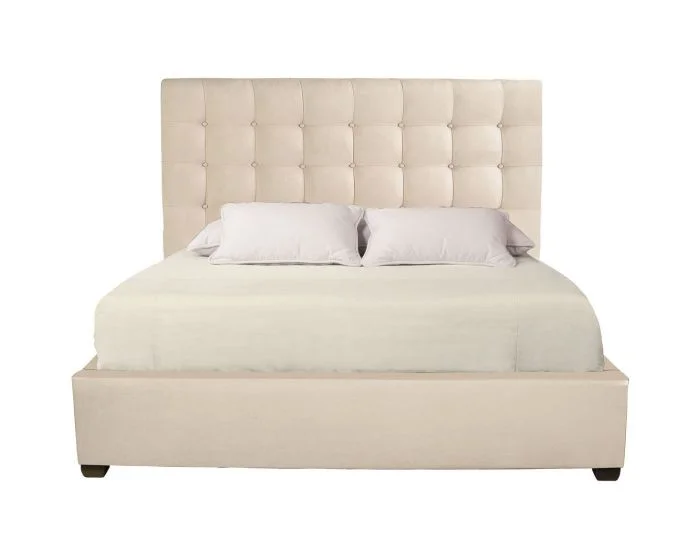 Bernhardt Interiors Avery 66″H Button-Tufted Bed, King