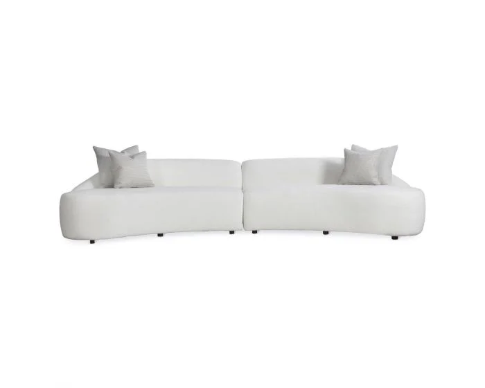 Bernhardt Interiors Calder Fabric 2pc Sectional #1608-000 Fabric (Grade P)