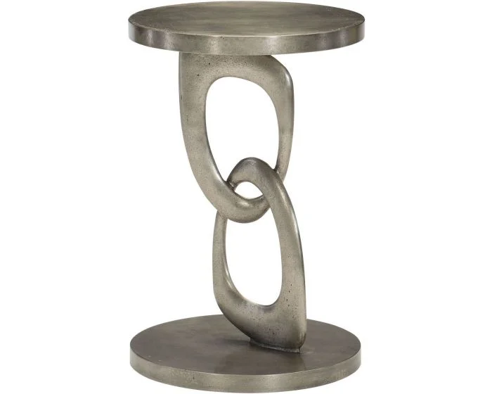 Bernhardt Linea Metal Round Chairside Table – #123