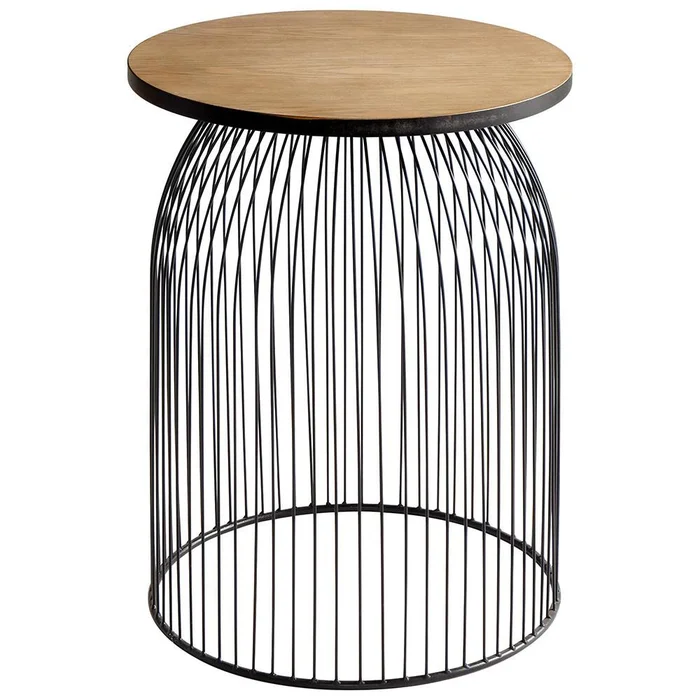 Bird Cage Stool – Brown-Bronze-Rust