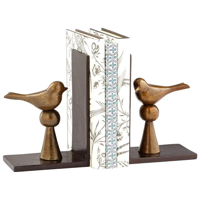 Birds And Books – Brown-Bronze-Rust