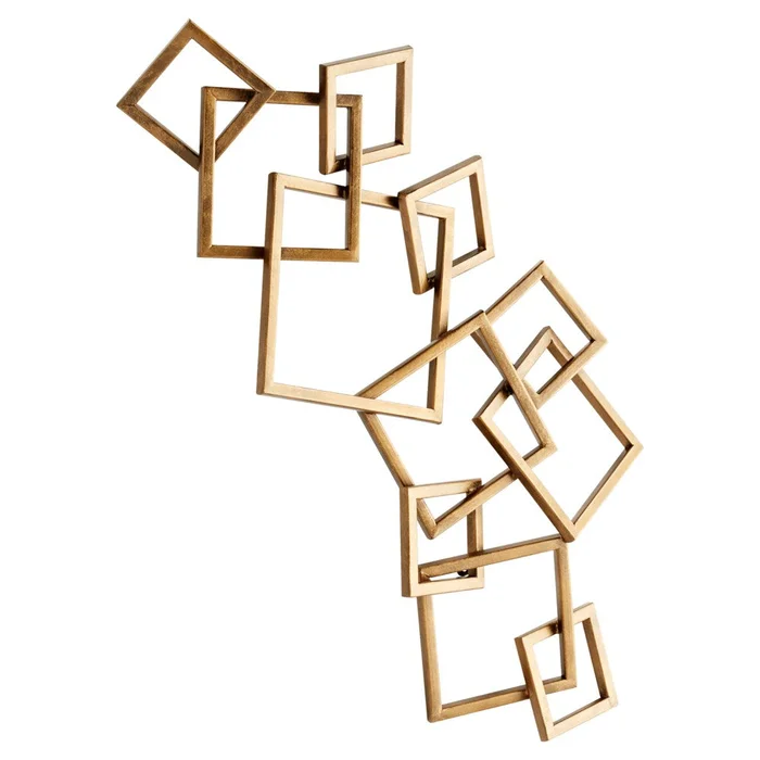 Bold Symphony Wall Decor – Gold-Amber