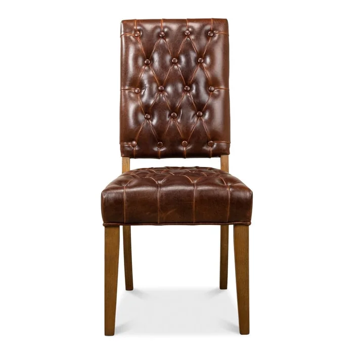 Brady Leather Side Chair