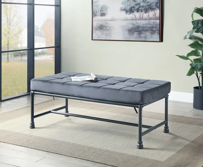 Brantley 48″L Velvet Bench
