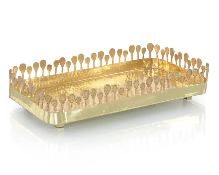 Brass Teardrop Tray