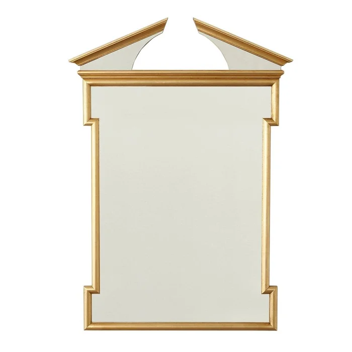 Broken Pediment Mirror – Gold Leaf