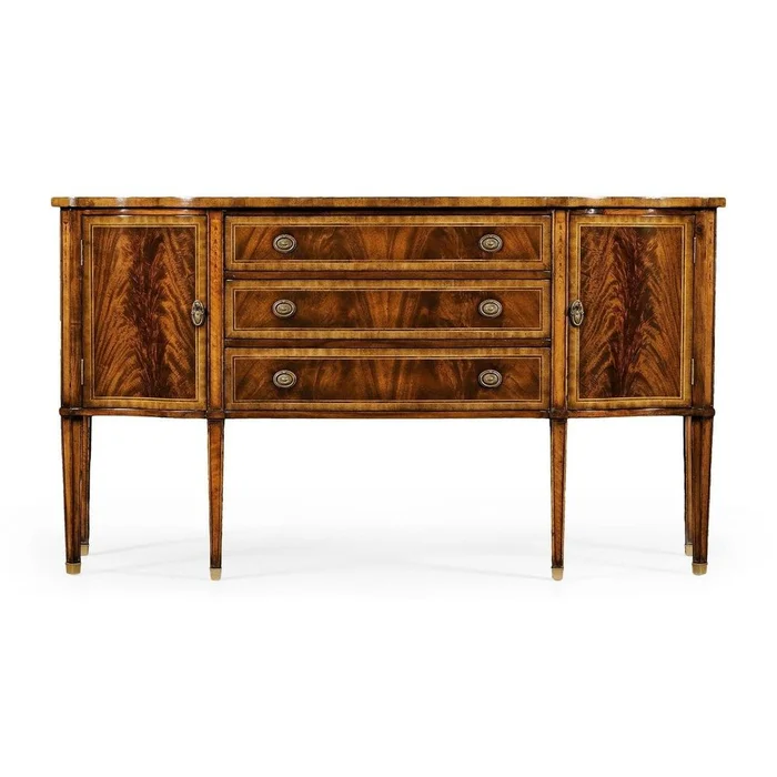 Buckingham Mahogany Sideboard with Curved Doors