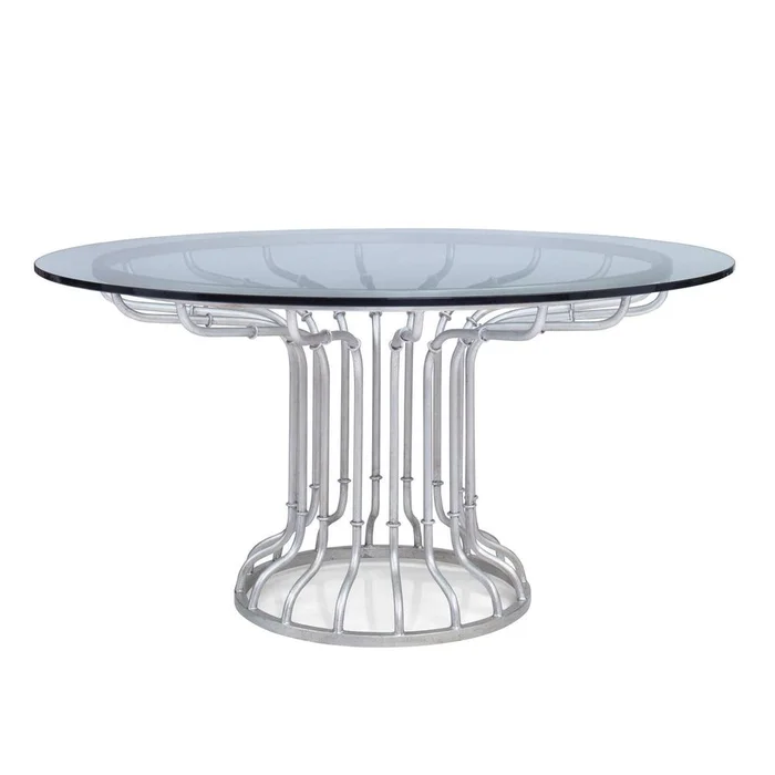 Caravelle Dining Table Base – Antique Silver