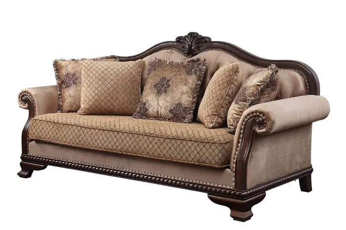 Chateau De Ville 89″L Sofa with 5 Pillows