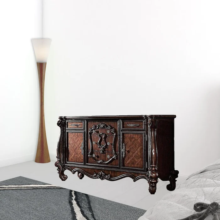 Cherry Oak Wood Dresser By Homeroots – 374251