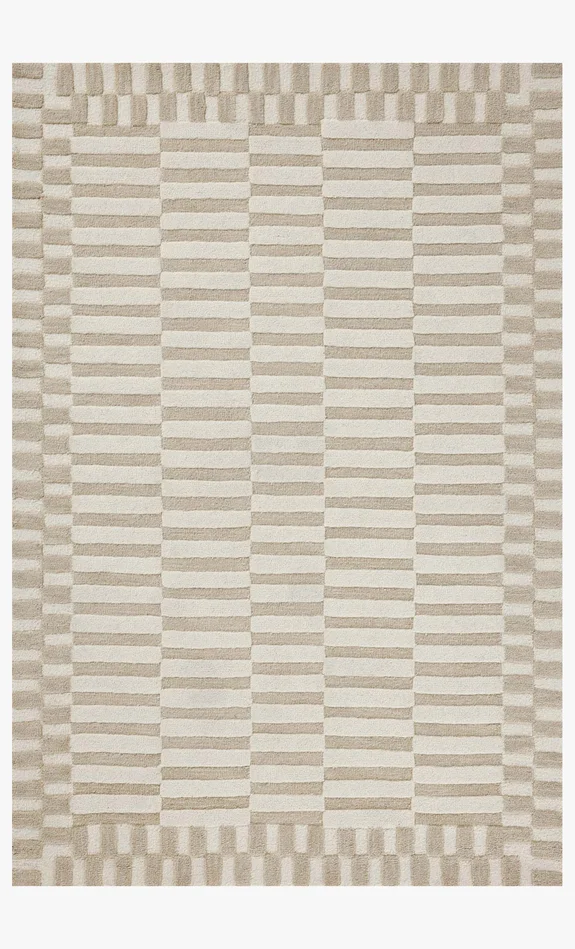 Chris Loves Julia x Loloi Bradley BRL-02 Ivory / Beige