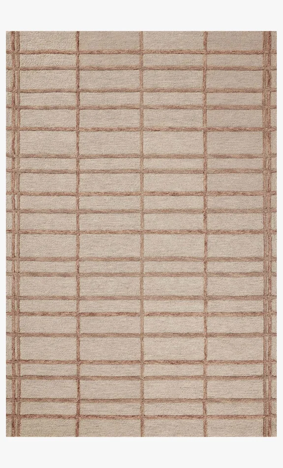 Chris Loves Julia x Loloi Bradley BRL-04 Rose / Blush