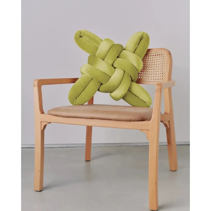Citron Knot Pillow