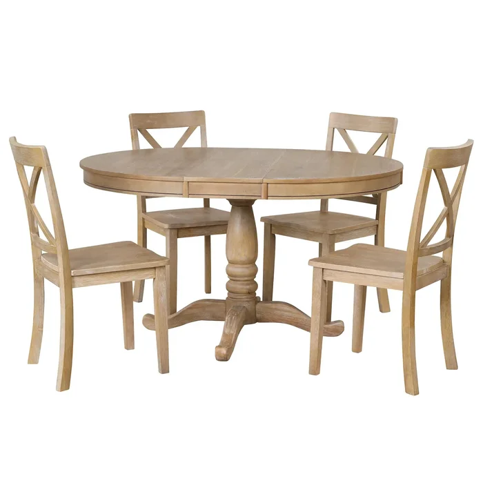 Clover & Co Modern Dining Table Set of 4