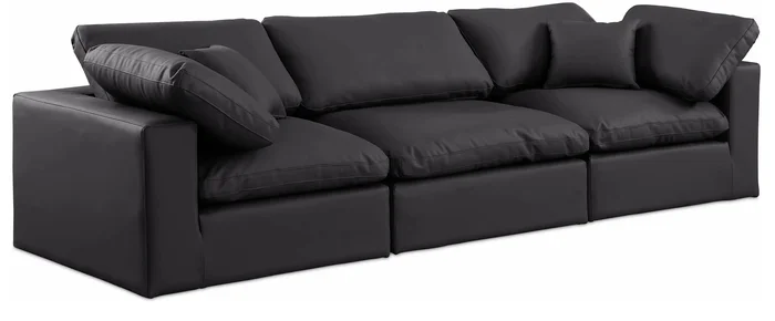 Comfy – Faux Leather Modular Sofa 3 Seats