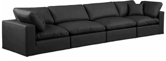Comfy – Faux Leather Modular Sofa 4 Seats