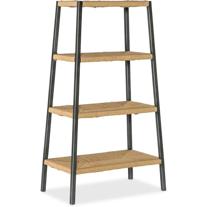 Commerce & Market Bookcase – Black Metal Legs