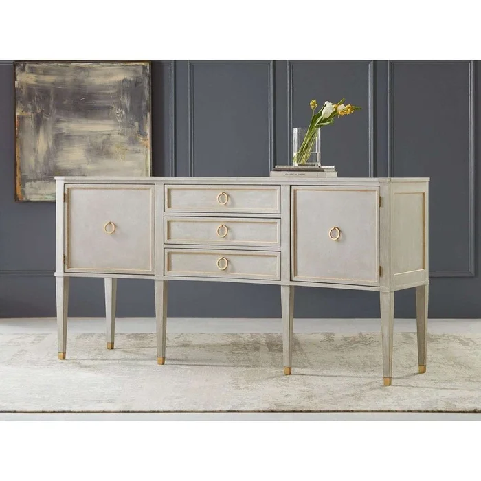 Concave Buffet-Antique Grey