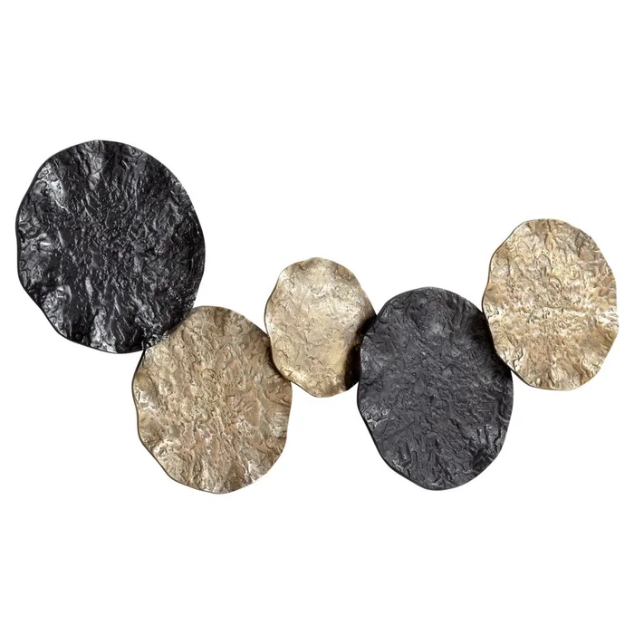 Conch Blk & Gold Wl Art – Gold-Amber