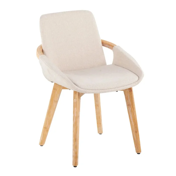 Cosmo – Mid-Century Chair – Natural / Cream