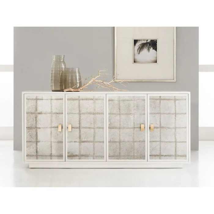 Costa Four Door Credenza – White